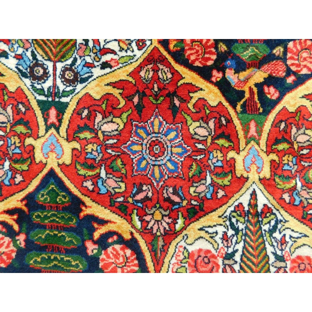 1990s Vintage Persian Bakhtiar Rug of Garden Panel Style 10'7"x 14'6" For Sale - Image 4 of 13