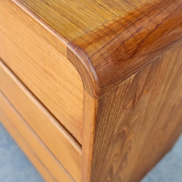Mid Century Danish Teak Lowboy Dresser by Arne Wahl Iversen for Vinde Mobelfabrik For Sale - Image 15 of 18