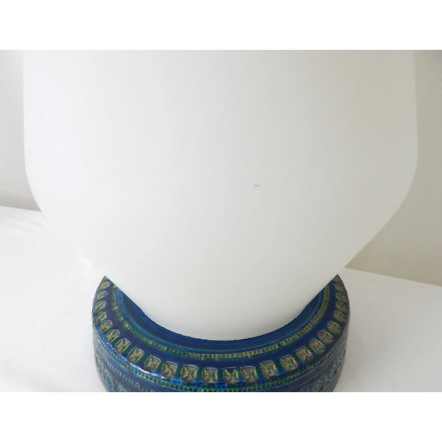 Rimini Blu Bitossi Mid-Century Lamps, Pair For Sale - Image 10 of 12