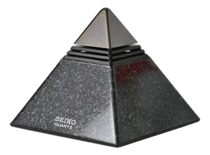 German-Speaking Pyramid Talking Clock from Seiko, 1980s