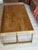 Contemporary West Elm Solid Wood & Antique Brass Geometric Coffee Table For Sale - Image 3 of 6