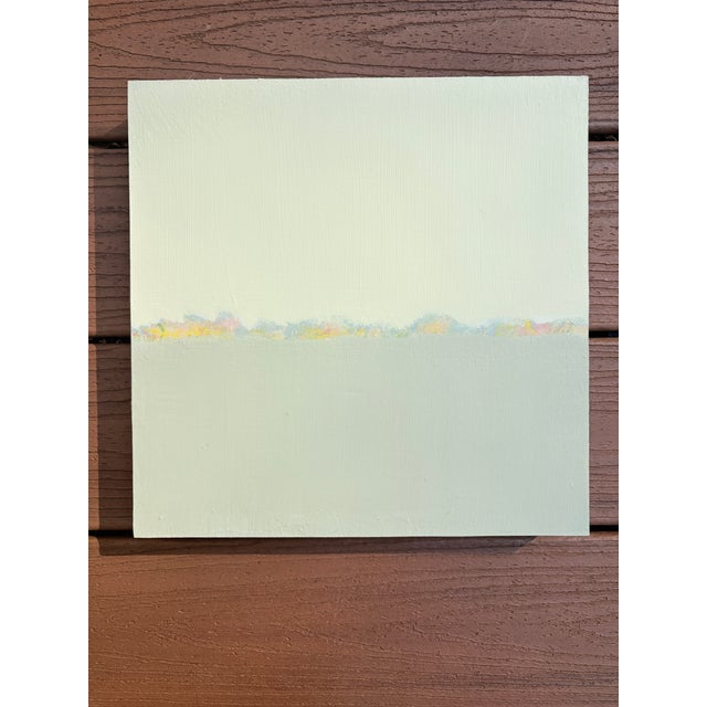 Sarah Trundle Sarah Trundle, Contemporary Abstract Landscape Painting, "Spring on the Horizon" For Sale - Image 4 of 4