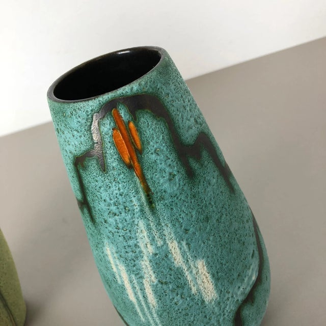 Vintage Pottery Vases by Scheurich, Germany, 1960s, Set of 2 For Sale - Image 18 of 18