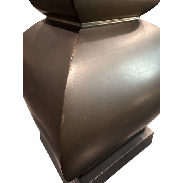 Visual Comfort Visual Comfort Fang Gourd Burnished Bronze Lamp For Sale - Image 4 of 6