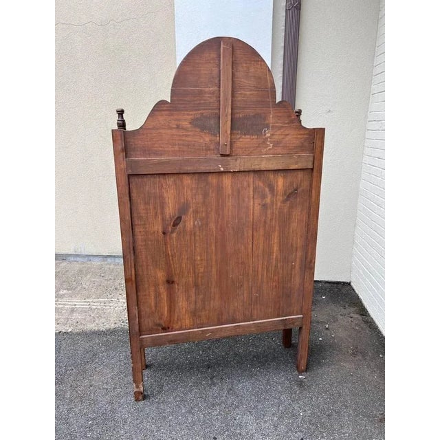 Wood Early 20th-C. Moroccan Heavily Carved Wood Bookcase Etagere. For Sale - Image 7 of 11