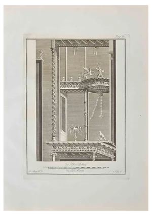 Giovanni Morghen, Ancient Roman Decorations, Etching, 18th Century