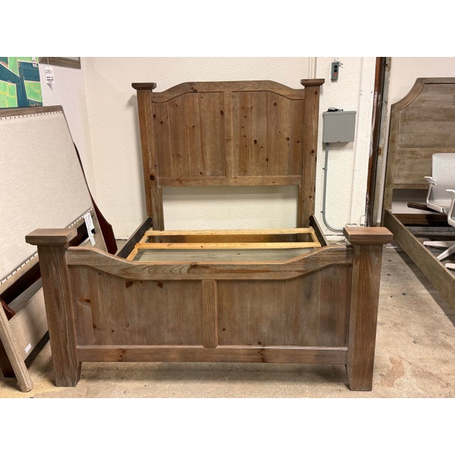 Design Plus Gallery presents the Queen Size Rustic Oasis Mansion Bed Frame from Gallery Furniture. The bed is constructed...