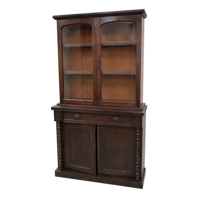 1900-1909 Apothecary Step Back Cabinet For Sale