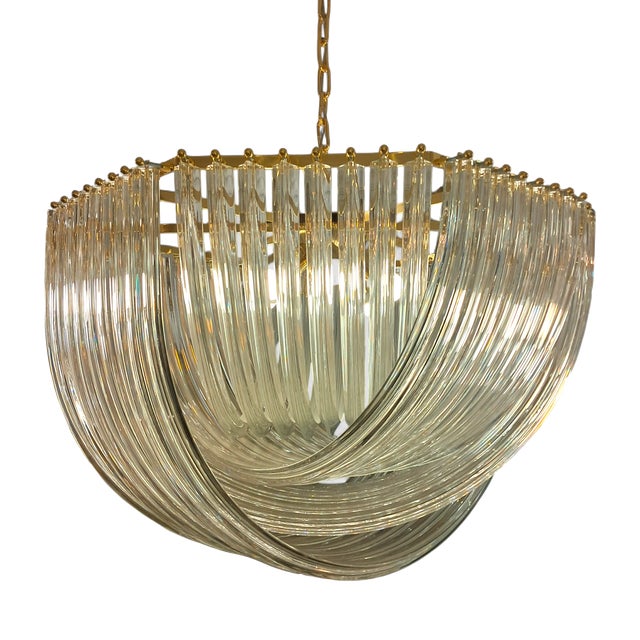 Vintage Murano Hanging Lamp by Paolo Venini, 1930s For Sale