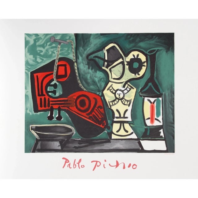 1980s "Composition a la Mandoline" Lithograph After Pablo Picasso For Sale