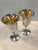 1950s Sterling Silver Goblets With Gilded Interior - A Pair For Sale - Image 4 of 9