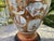 Large Meiji Japanese Gilt Porcelain Samurai Vase with Stand, 1880 For Sale - Image 10 of 18