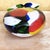 Glass Murano‑Style Multicolored Hand‑Blown Art Glass Vase, 13" For Sale - Image 7 of 18