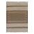 Rug & Kilim’s Contemporary Dhurrie Rug in Brown and White Stripes For Sale