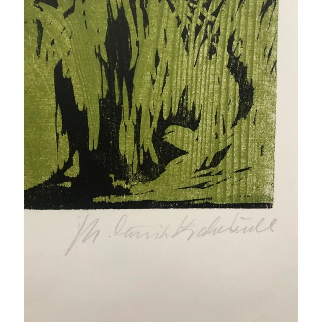 MCM woodcut titled Torso by Margrit Daeniker Kraechenbuehl. Numbered from edition of 30 and pencil signed. Sheet: 21 x 14...