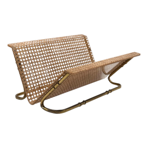 Hollywood Regency Magazine Rack, Italy 1970s