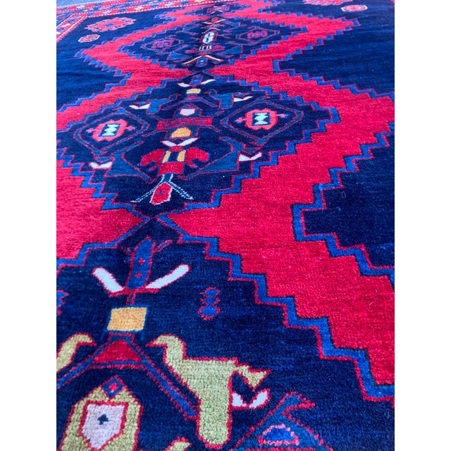 Antique Borchalu Kazak Caucasian Rug 6'3" X 11' Circa 1870 For Sale - Image 4 of 18
