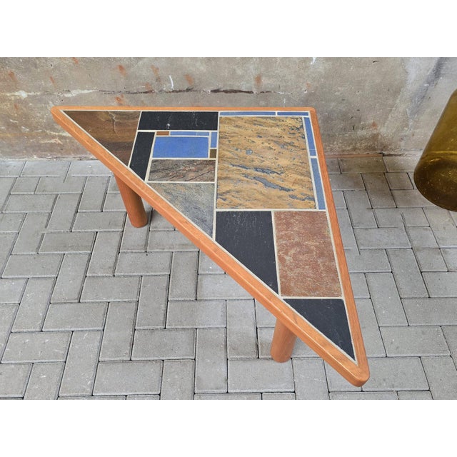 Mid-Century Modern Teak Coffee Table by L. Sallingboe for Jelling Keramik, Denmark, 1970s For Sale - Image 12 of 12