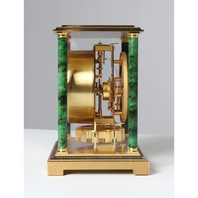 Forest Green Mid-Century Atmos Clock, 1972 For Sale - Image 8 of 13
