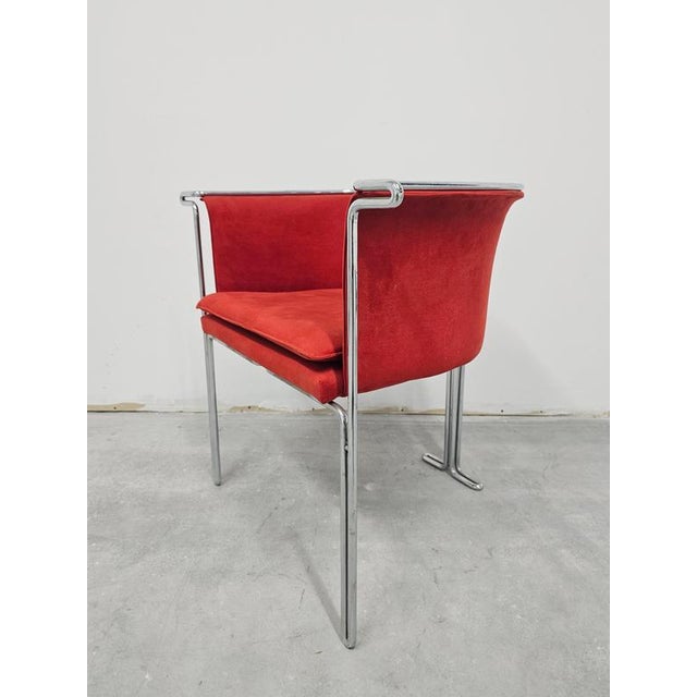 1980s Set of Entelechy Series Side Chairs attributed to John Portman for Saporiti, 1980s For Sale - Image 5 of 15