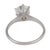 1920s Art Deco Gia 1.75 Carat Old European Cut Diamond Platinum Ring, Size 7.25 For Sale In Los Angeles - Image 6 of 6