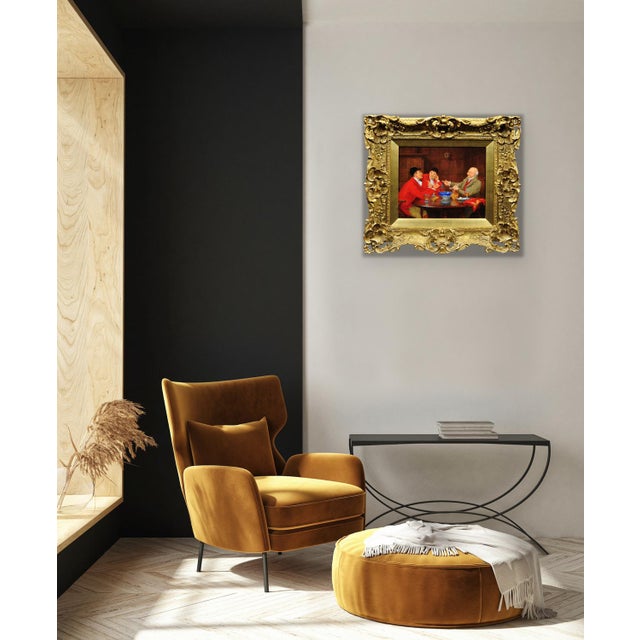 John Arthur Lomax, When I Was a Boy: Hunting & Interior Scene, Oil Painting, 1900 For Sale - Image 17 of 18