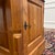 English Teak Desk with Brown Leather Top For Sale - Image 14 of 18