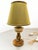 Textile Onyx Table Lamp with Fabric Lampshade For Sale - Image 7 of 18