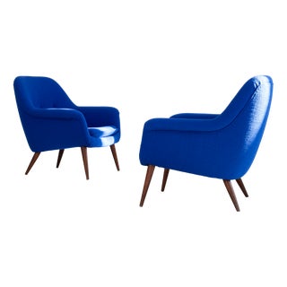 Model 1101 Armchairs by Giovanni Nino Zoncada for Cassina, 1950, Set of 2 For Sale