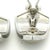 1980s Pair of Italian 18k White Gold Smoky Quartz & Diamond Sculptural Earrings For Sale - Image 14 of 14