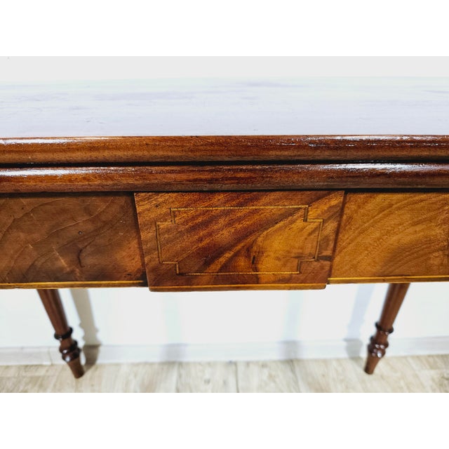 Antique Card Game Table in Mahogany, 1800s For Sale - Image 13 of 18