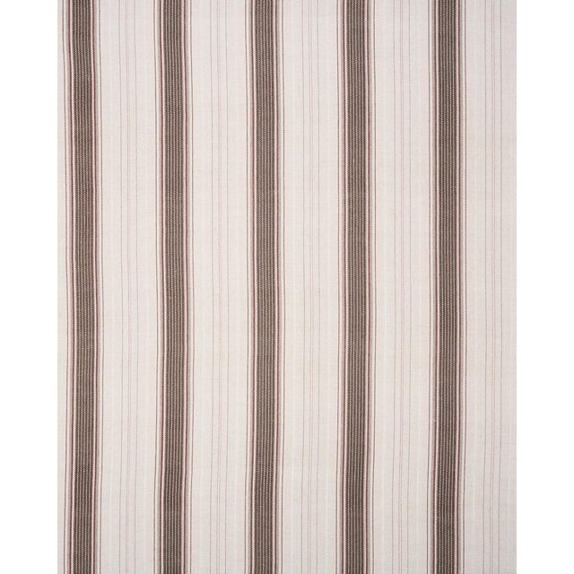 A rustic medium-scale fabric, Idris Stripe owes its unique color variations to planted warp threads. Made of cotton and...