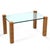 Wood Milo Baughman Cube Leg Table by Thayer Coggin For Sale - Image 7 of 9