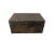 Boho Chic Rustic Painted Teak Traveling Trunk For Sale - Image 3 of 9