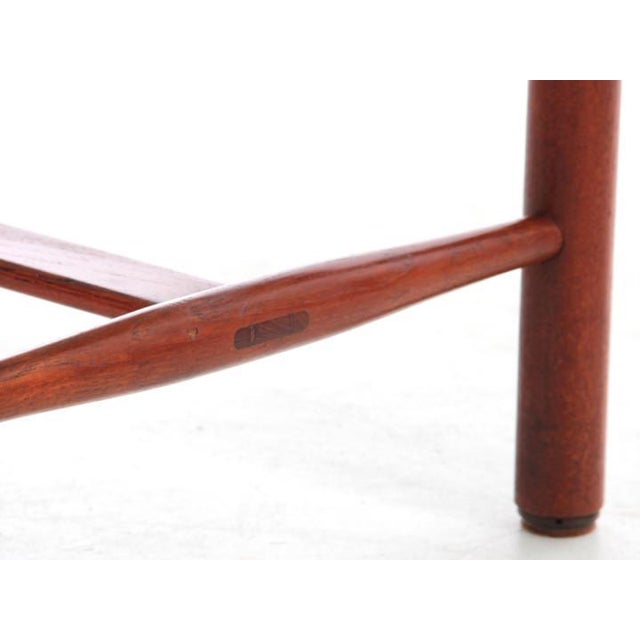 Mid-Century Scandinavian Modern Ottoman attributed to Kurt Olsen, 1960s For Sale - Image 9 of 11