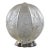 1930s Verreries Des Hanots French Art Deco Floral Glass Table Lamp For Sale