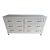 Orient Express Stella Matte White 6 Drawer Double Dresser For Sale