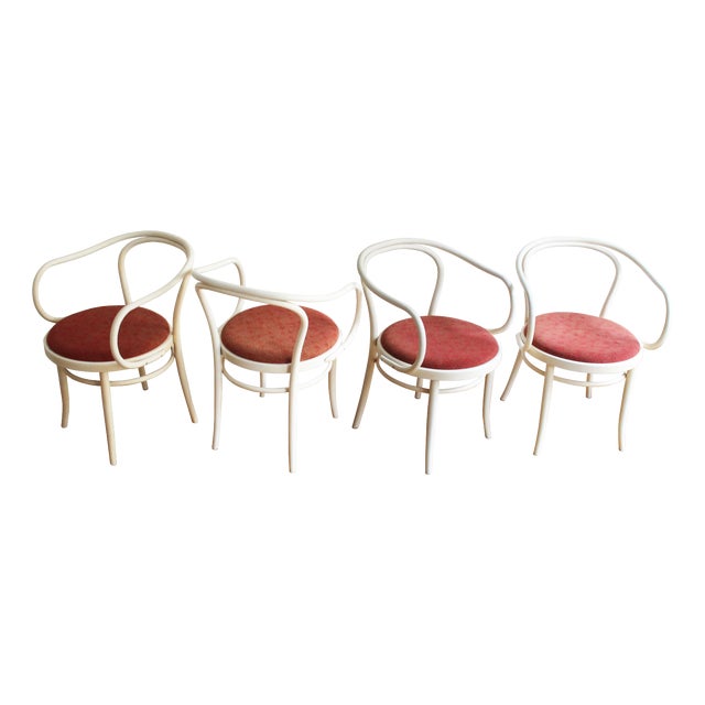 Bentwood Armchairs by Antonín Šuman for Ton, Czechoslovakia, 1988, Set of 4 For Sale