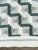 Vintage Hand Stitched Log Cabin Quilt Green And White, Square 77x79” For Sale - Image 15 of 18