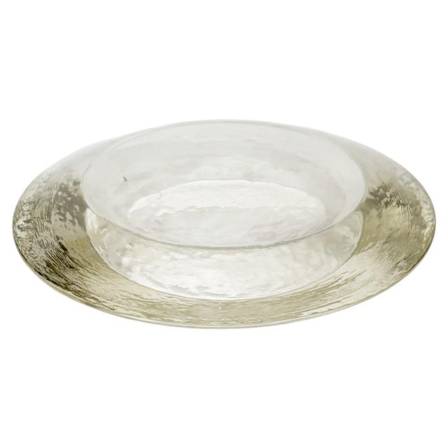 Vintage Round Glass Ashtray, France, 1970s For Sale - Image 10 of 10