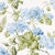 Sample - Schumacher Summer Hydrangea Fabric in Blue Hydrangea For Sale