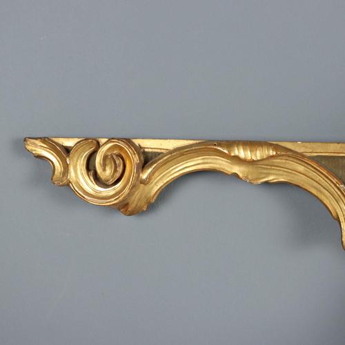 Goldenrod Italian Carved Wooden Canopy Rail For Sale - Image 8 of 11