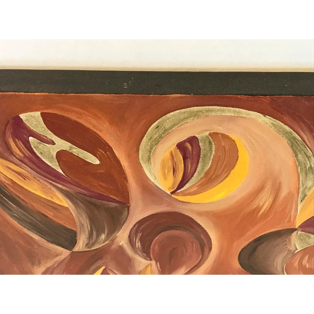 Abstract 1990s Original Acrylic Painting on Canvas by Monique Nichols For Sale - Image 3 of 7