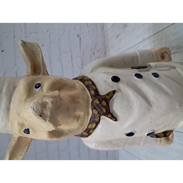 Vintage Cast Iron Butchers Pig Advertising Prop, 1930 For Sale - Image 16 of 18