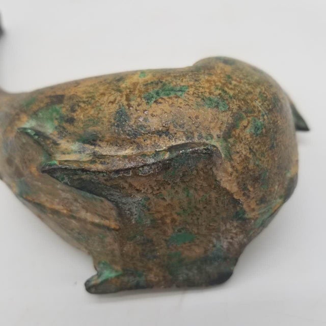 Vintage Japanese Bird Censer - Iron - Cast Iron Incense Burner For Sale - Image 13 of 15