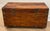 Contemporary Large 19th Century British Campaign Trunk in Brass Bound Camphor Wood For Sale - Image 3 of 15