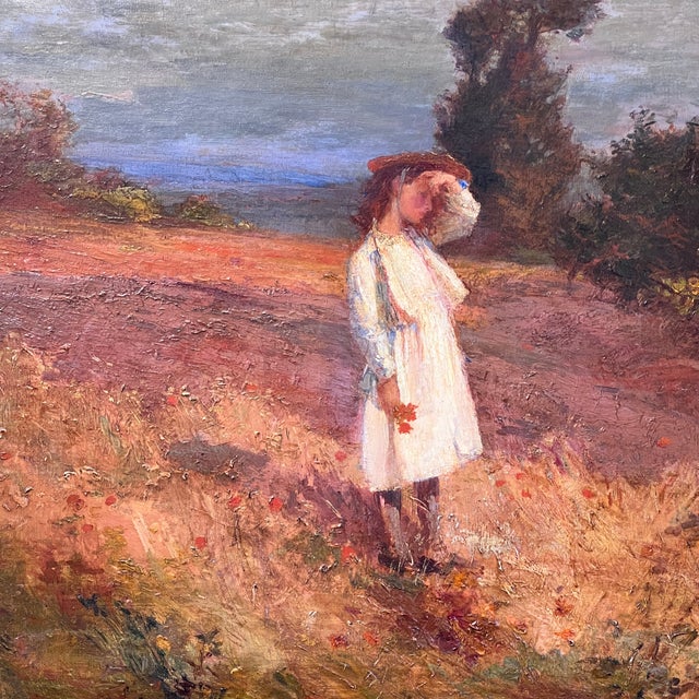 Humberto Volpato, Impressionist Composition, 1890s, Oil on Canvas For Sale - Image 7 of 8