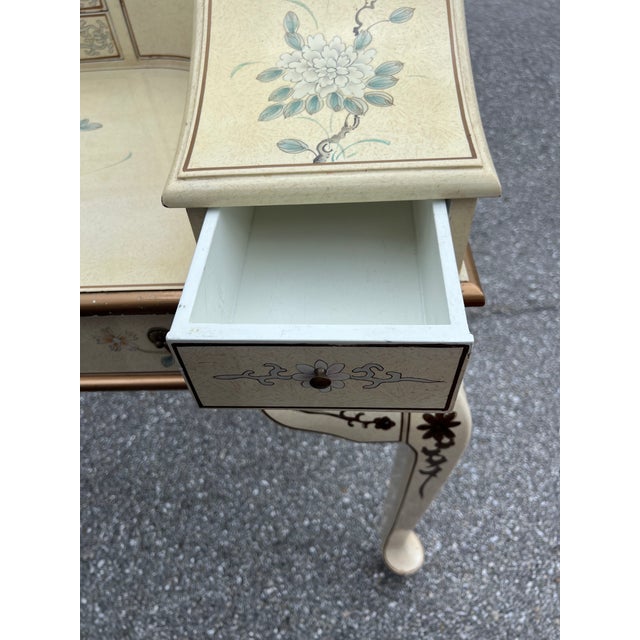 1980s Chinoiserie Carlton House Desk For Sale In West Palm - Image 6 of 10
