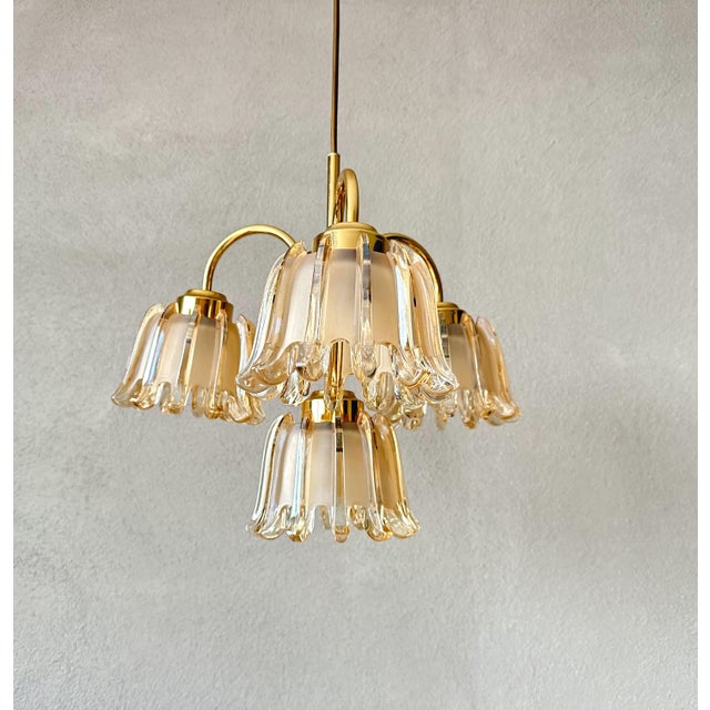 Vintage Pendant Lamp from Doria, 1970s For Sale - Image 4 of 13