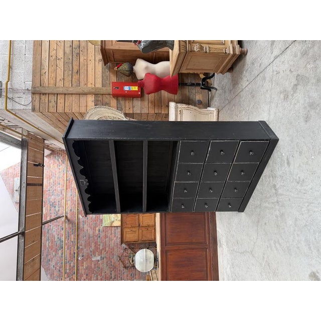Antique Grocery Store Cabinet For Sale - Image 3 of 12